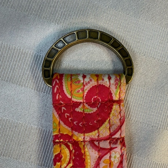 J Crew Cotton Quilted Boho Pastel Paisley Belt Med/Large Women’s - Picture 5 of 12